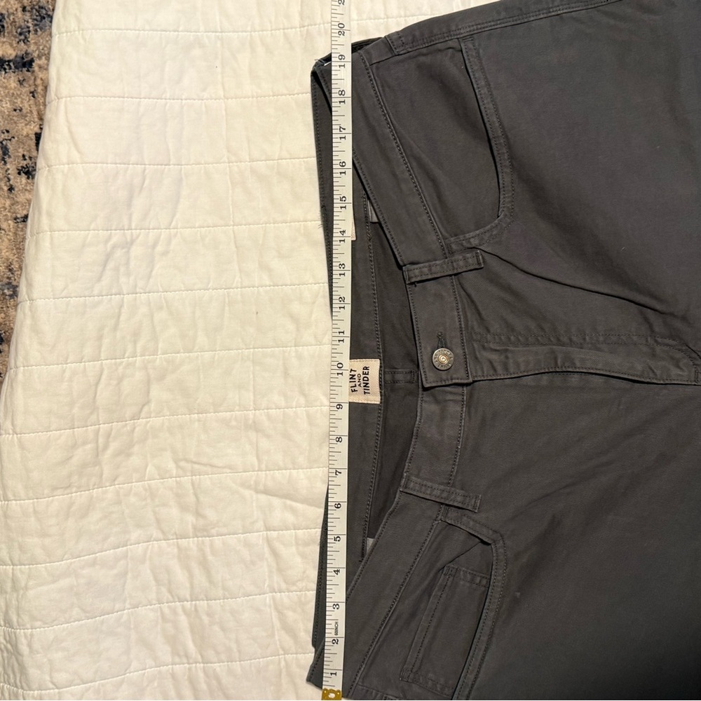Huckberry Men's Dark Gray Chinos - Picture 2 of 4